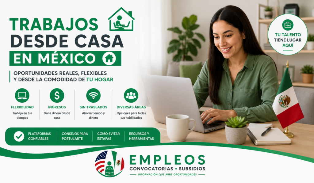 Trabajos desde casa en México